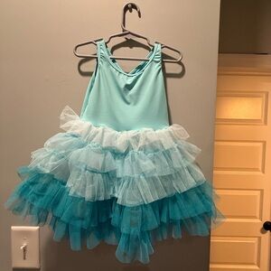Revolution Turquoise Tulle Dance Outfit & Rainbow also size small
